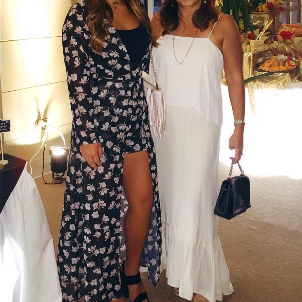 Haute Rogue floral romper/dress!